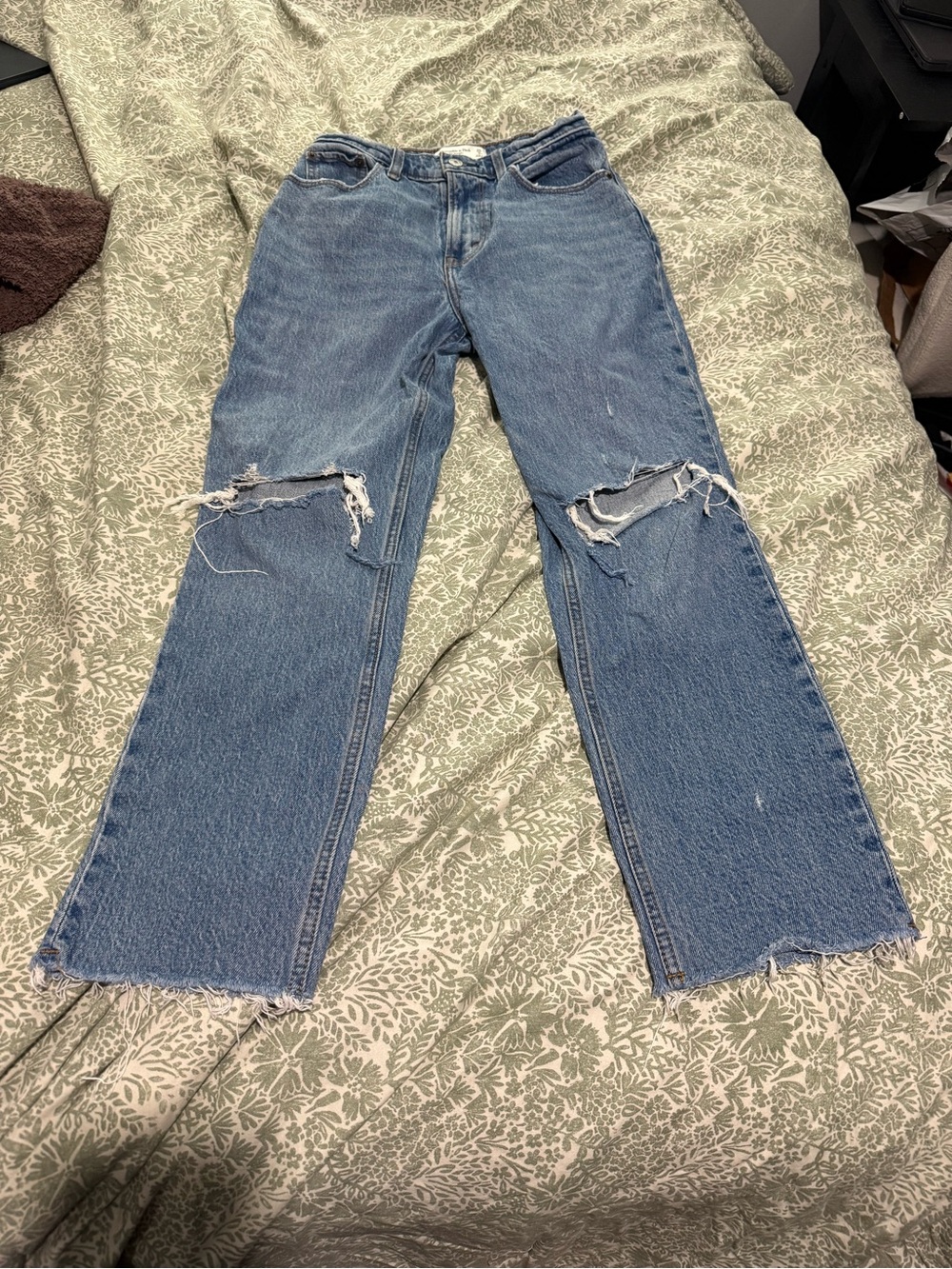 Abercrombie 90s Straight Ultra High Rise Jeans